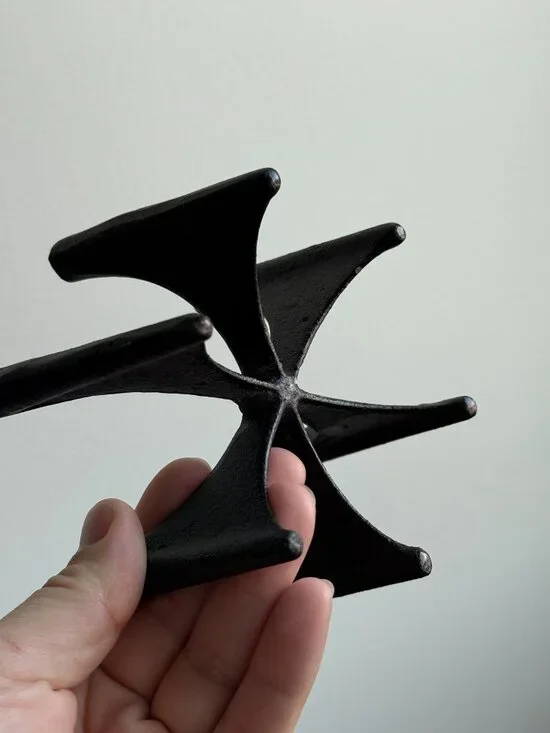 Dansk Designs Denmark Vintage Cast Iron Fiesta Tiny Taper Candle Holder MCM - Picture 5 of 12